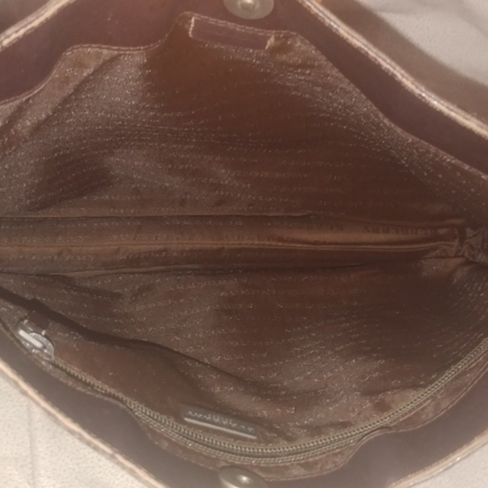 Large Burberry bag purse brown nova check leather - Picture 7 of 16